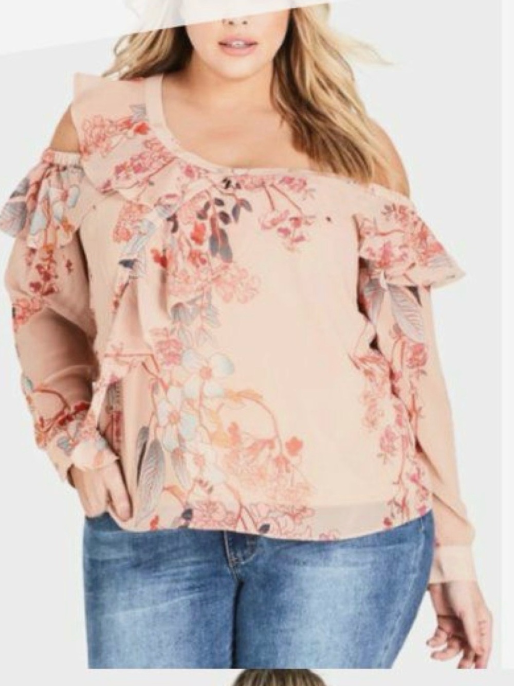 City Chic Sweet Delilah top— NWT 16